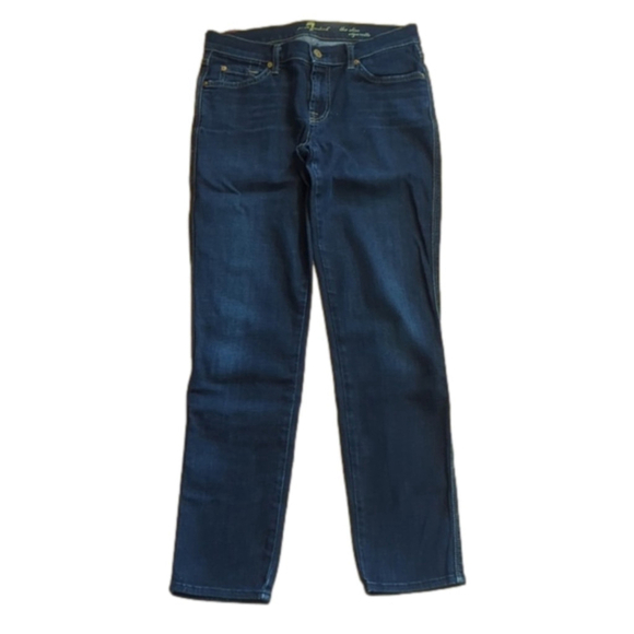 7 For All Mankind Slim Cigarette Jeans Size 29 - Picture 1 of 8